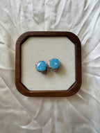 Boucles d’oreilles bleu