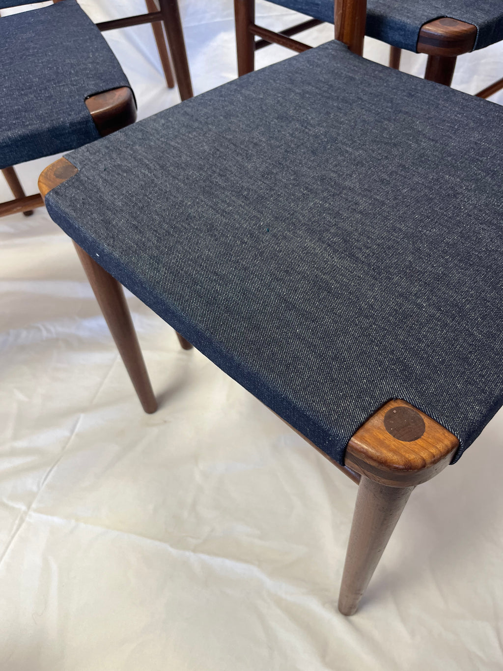 Chaises scandinaves en teck 1970