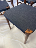 Chaises scandinaves en teck 1970