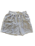 Short à rayures
