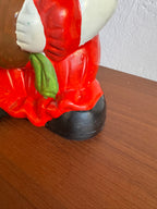 Tirelire clown en céramique