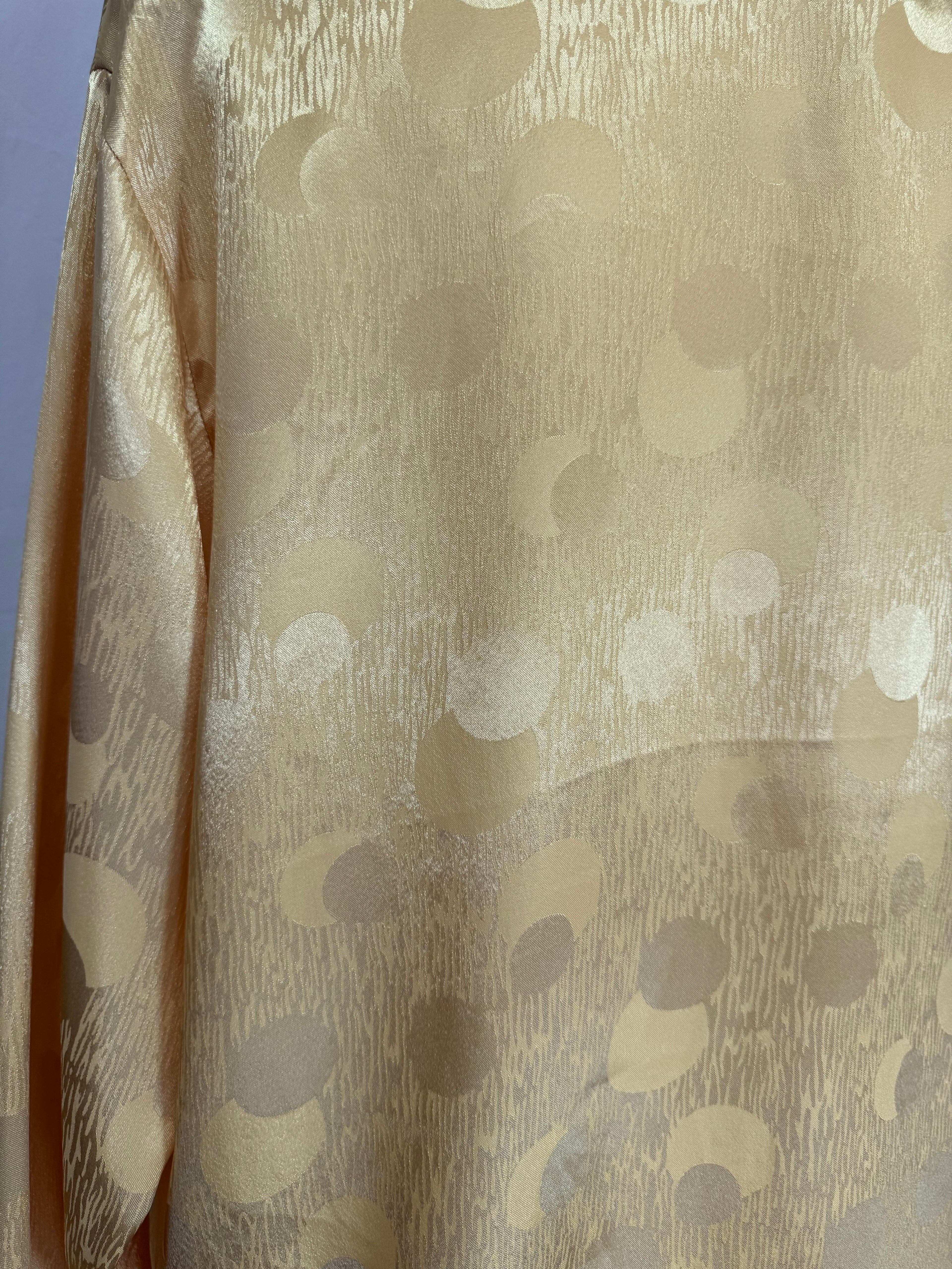Chemise à motifs jaune