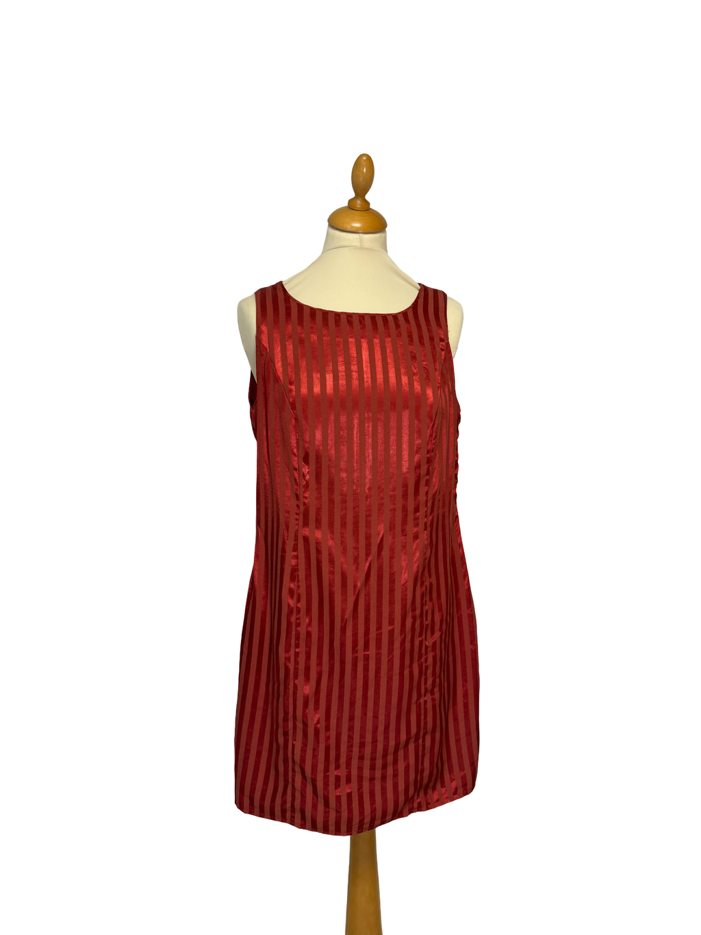 Robe courte à rayures