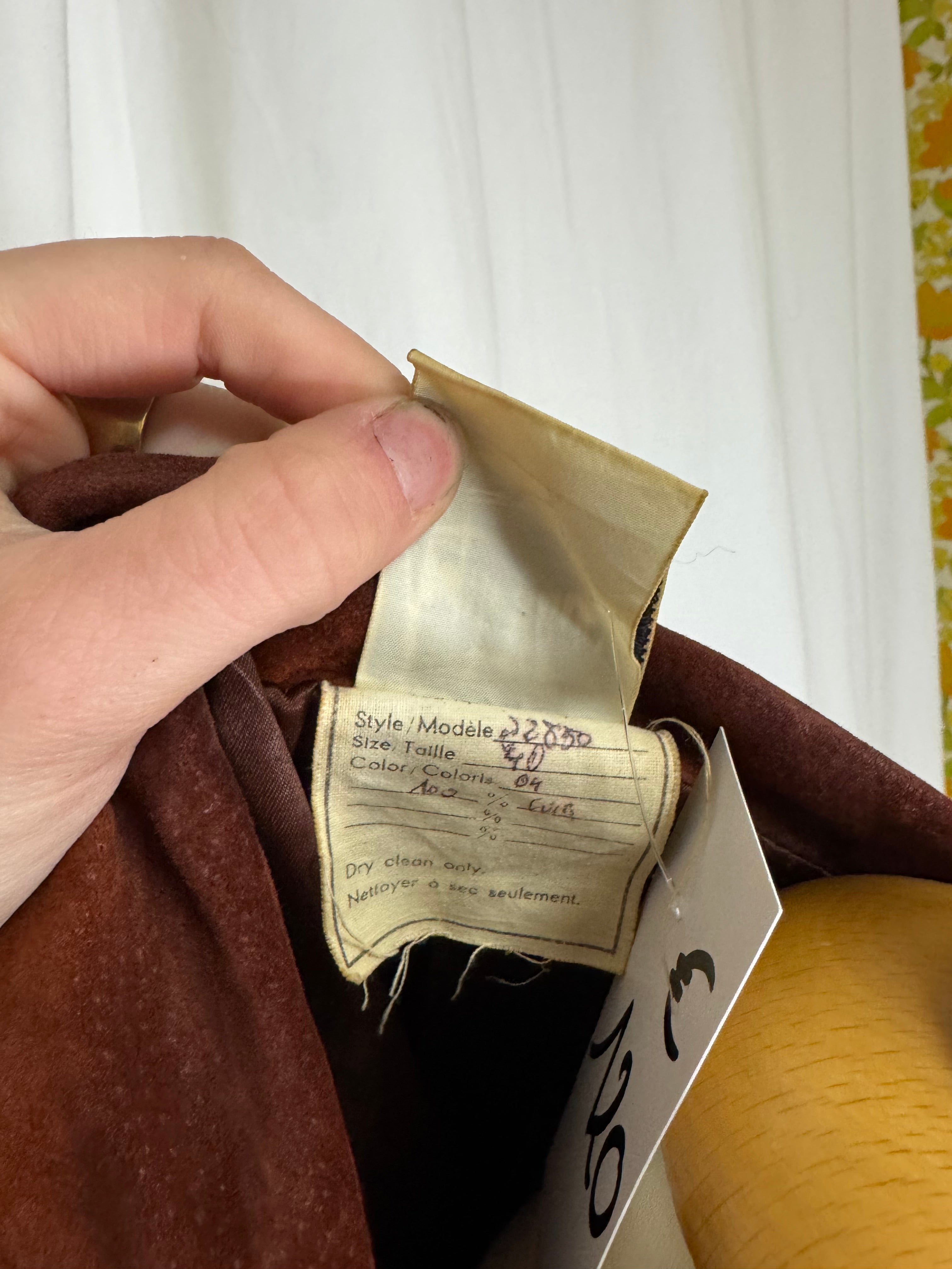 Veste en cuir 70s
