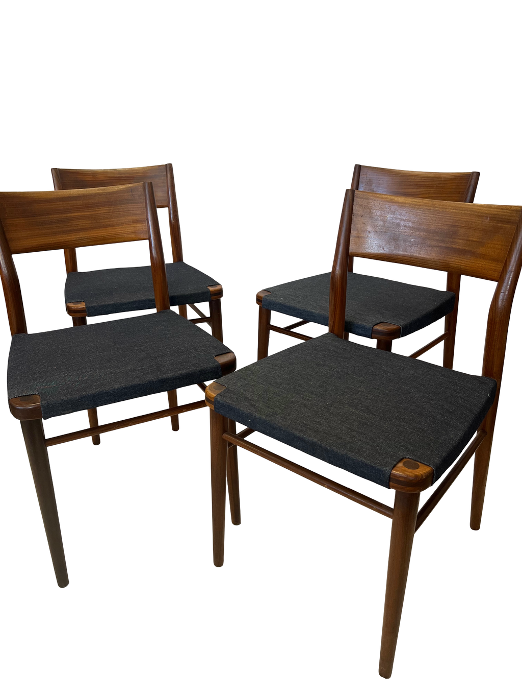 Chaises scandinaves en teck 1970