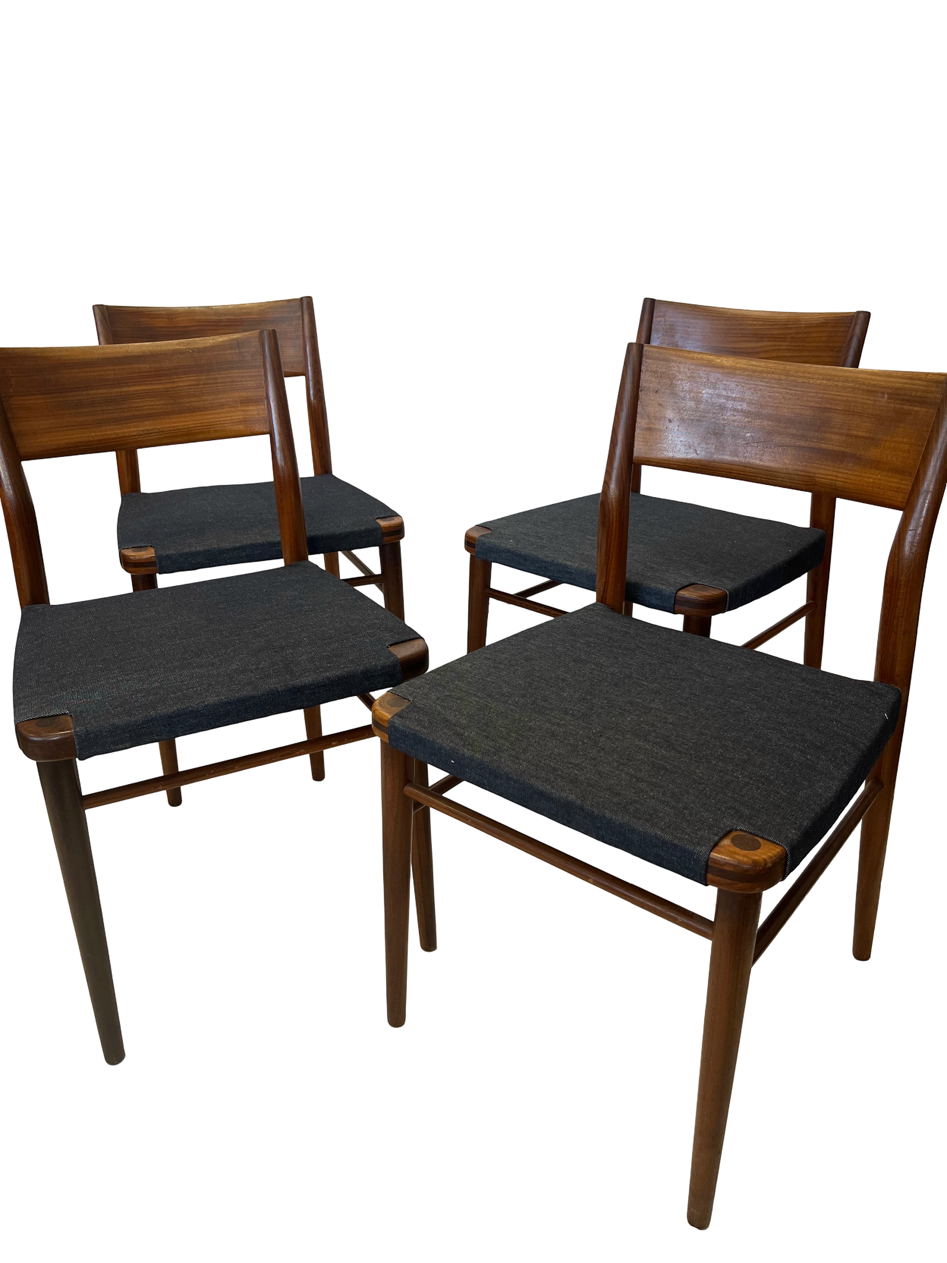 Chaises scandinaves en teck 1970