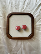 Boucles d’oreilles rose