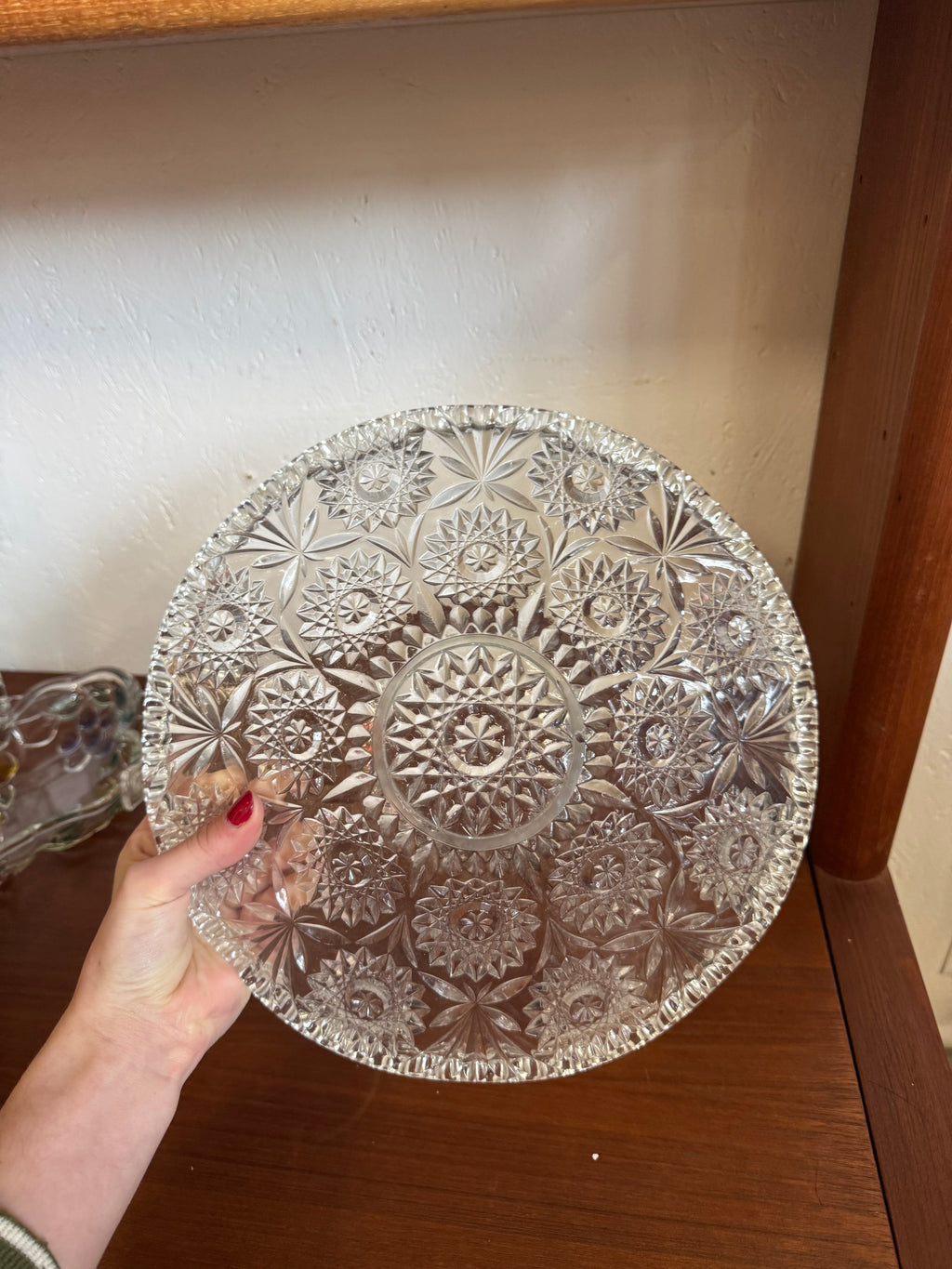 Coupe à fruit en verre