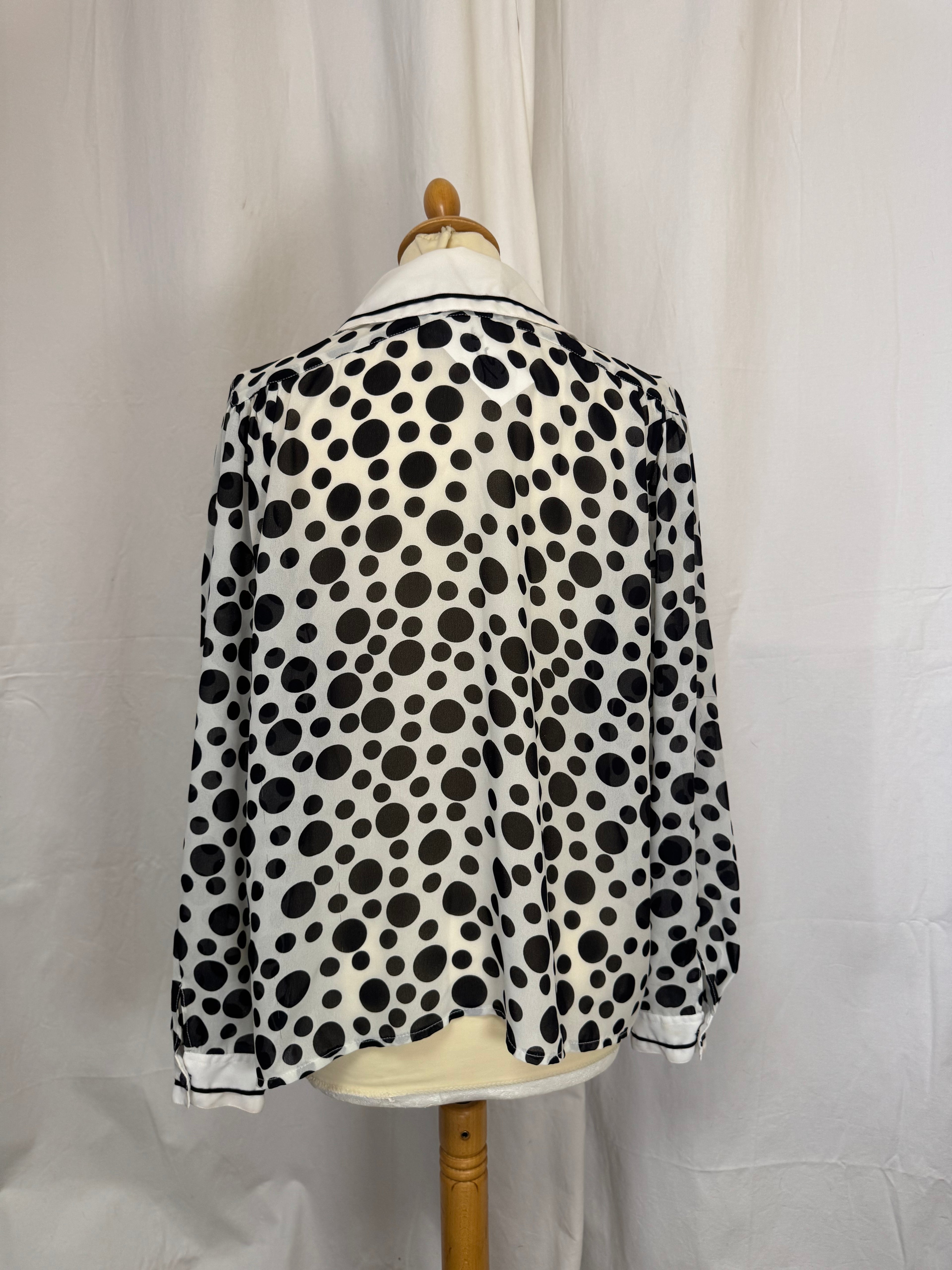 Chemise à pois