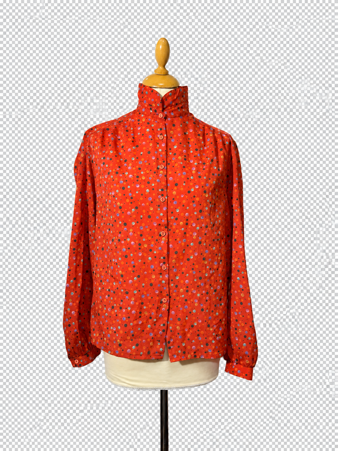 Chemise à pois