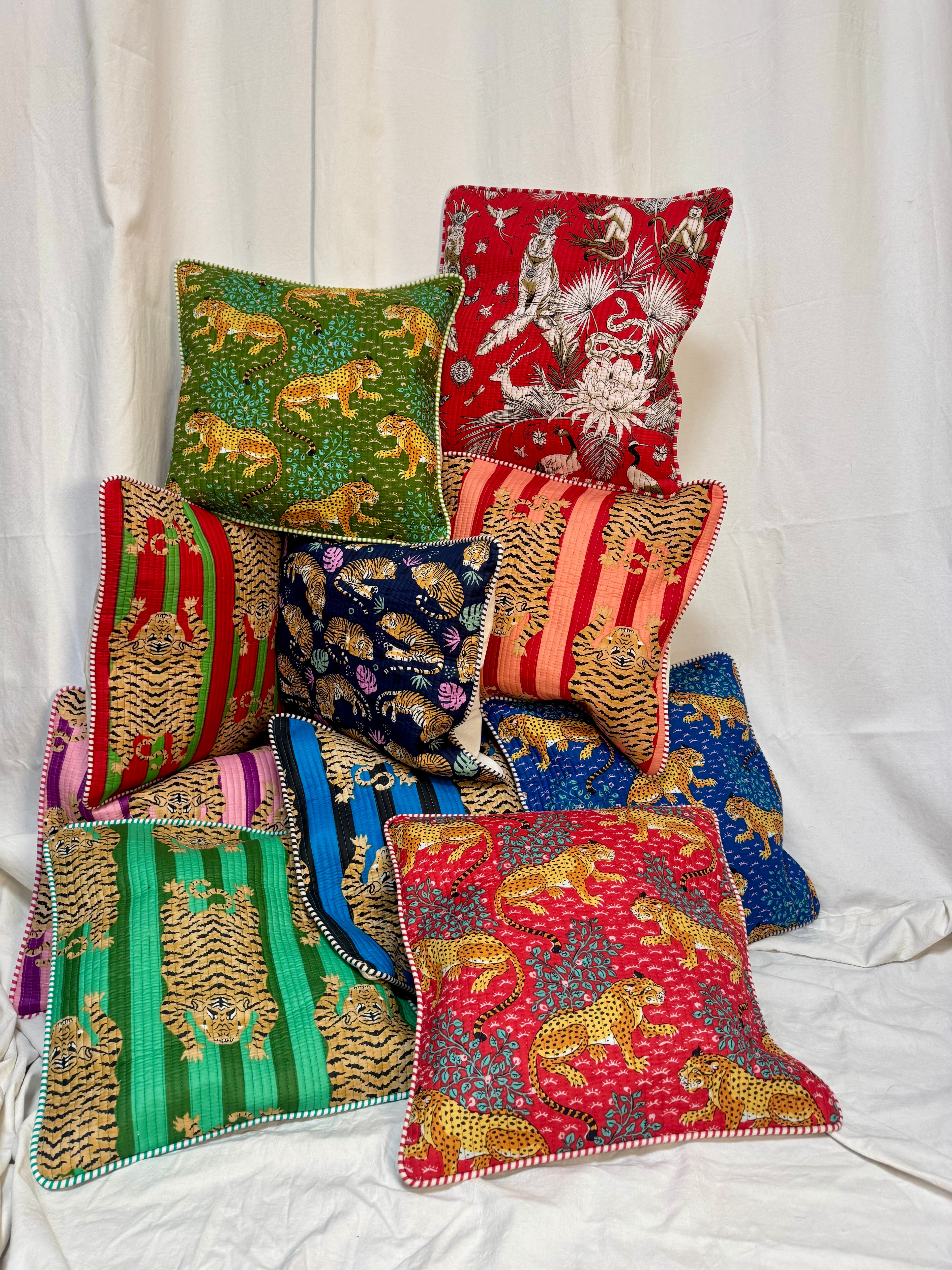 Housse de coussin indienne
