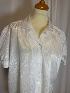 Chemise à manches courtes blanche