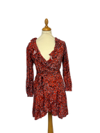 Robe à motifs Maje