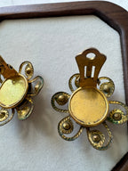 Boucles d’oreilles fleurs