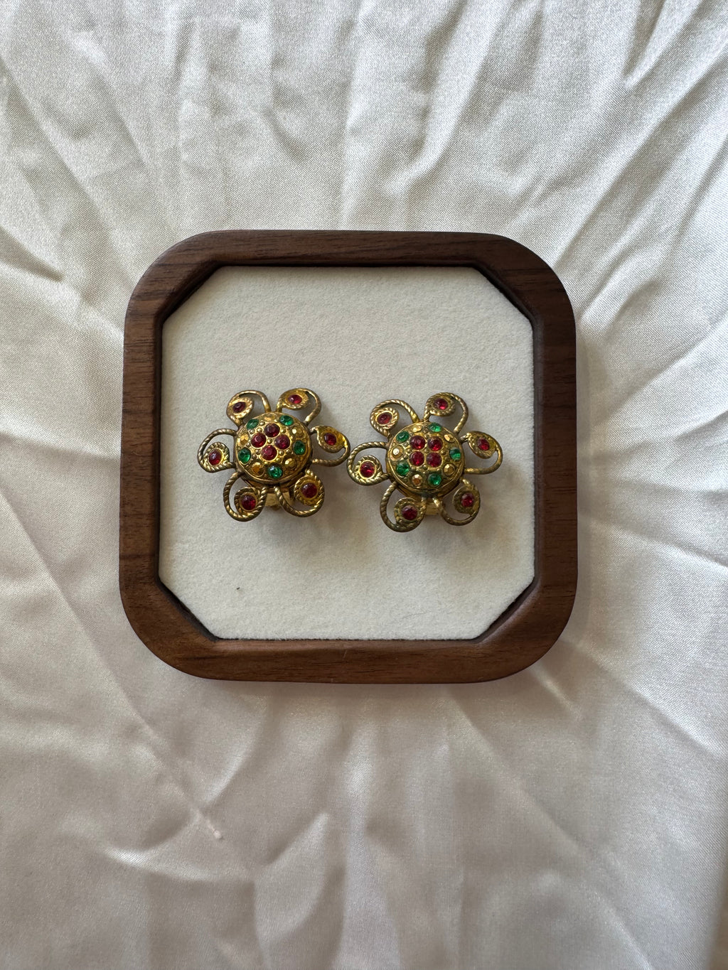 Boucles d’oreilles fleurs