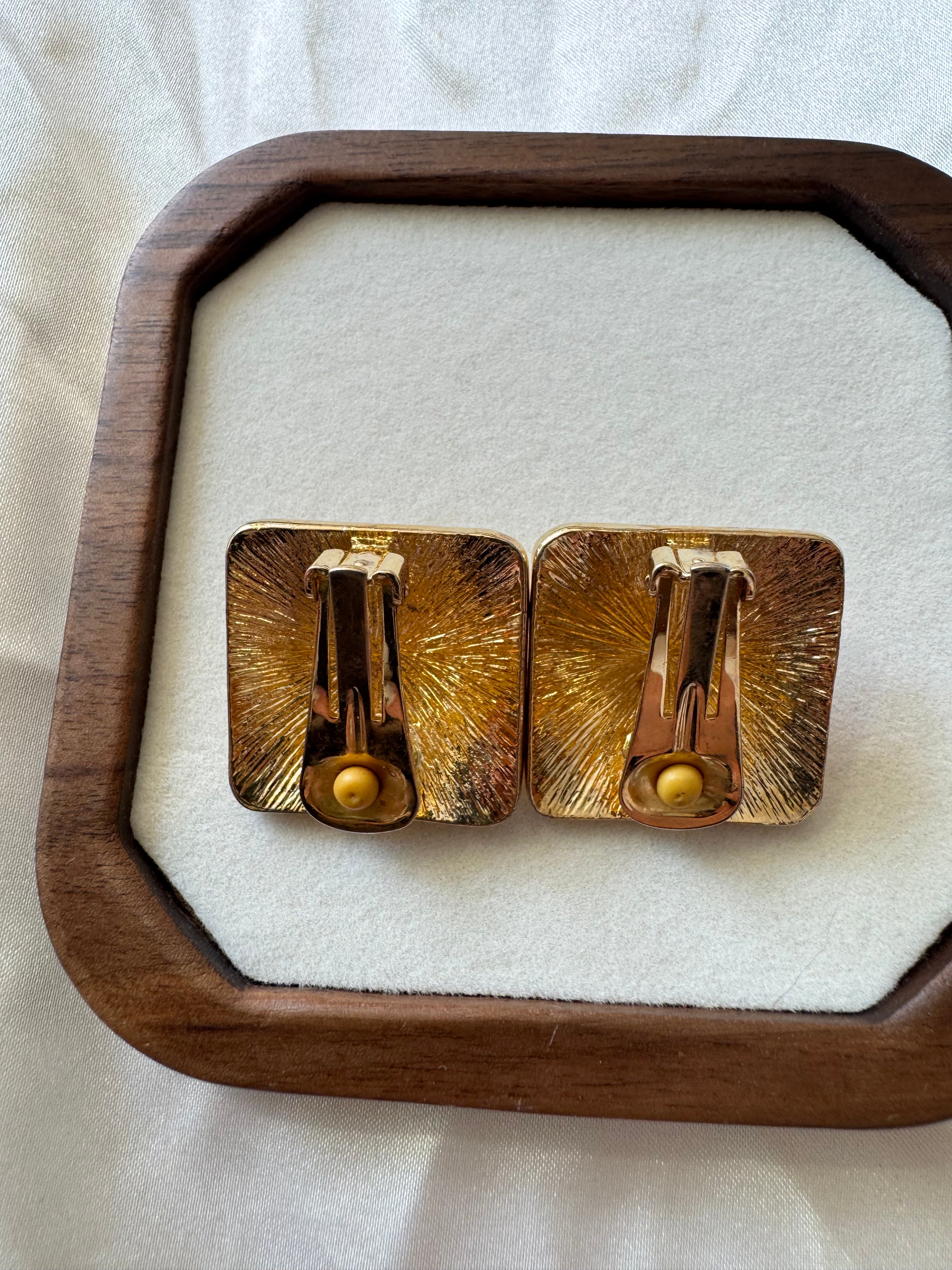 Boucles d’oreilles doré