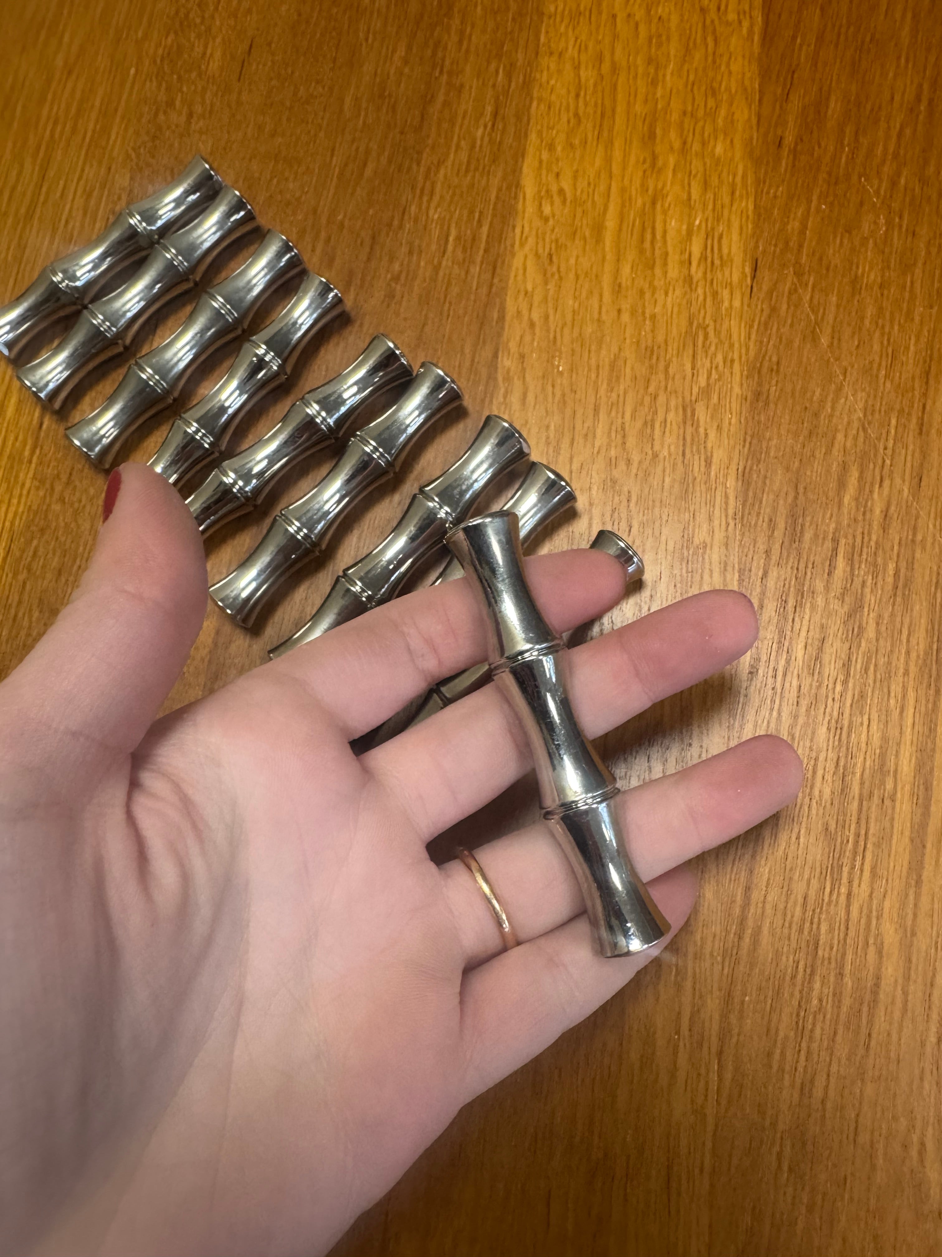 Porte-couteaux bambou 70s