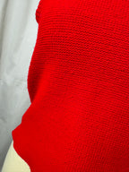 Pull sans manches rouge