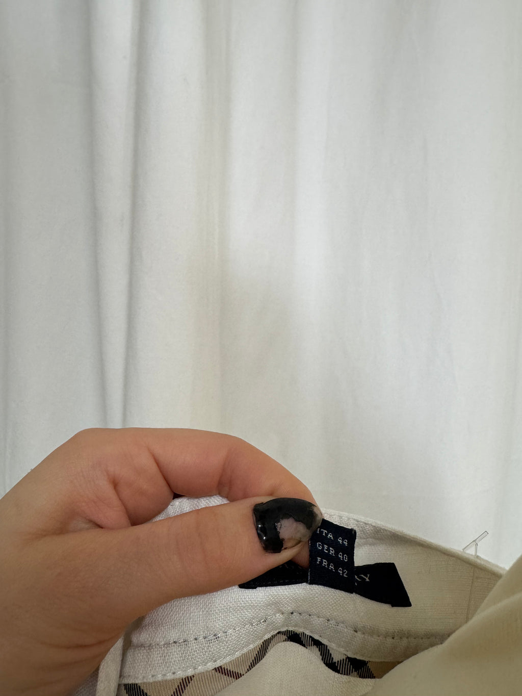 Chemise en lin Burberry