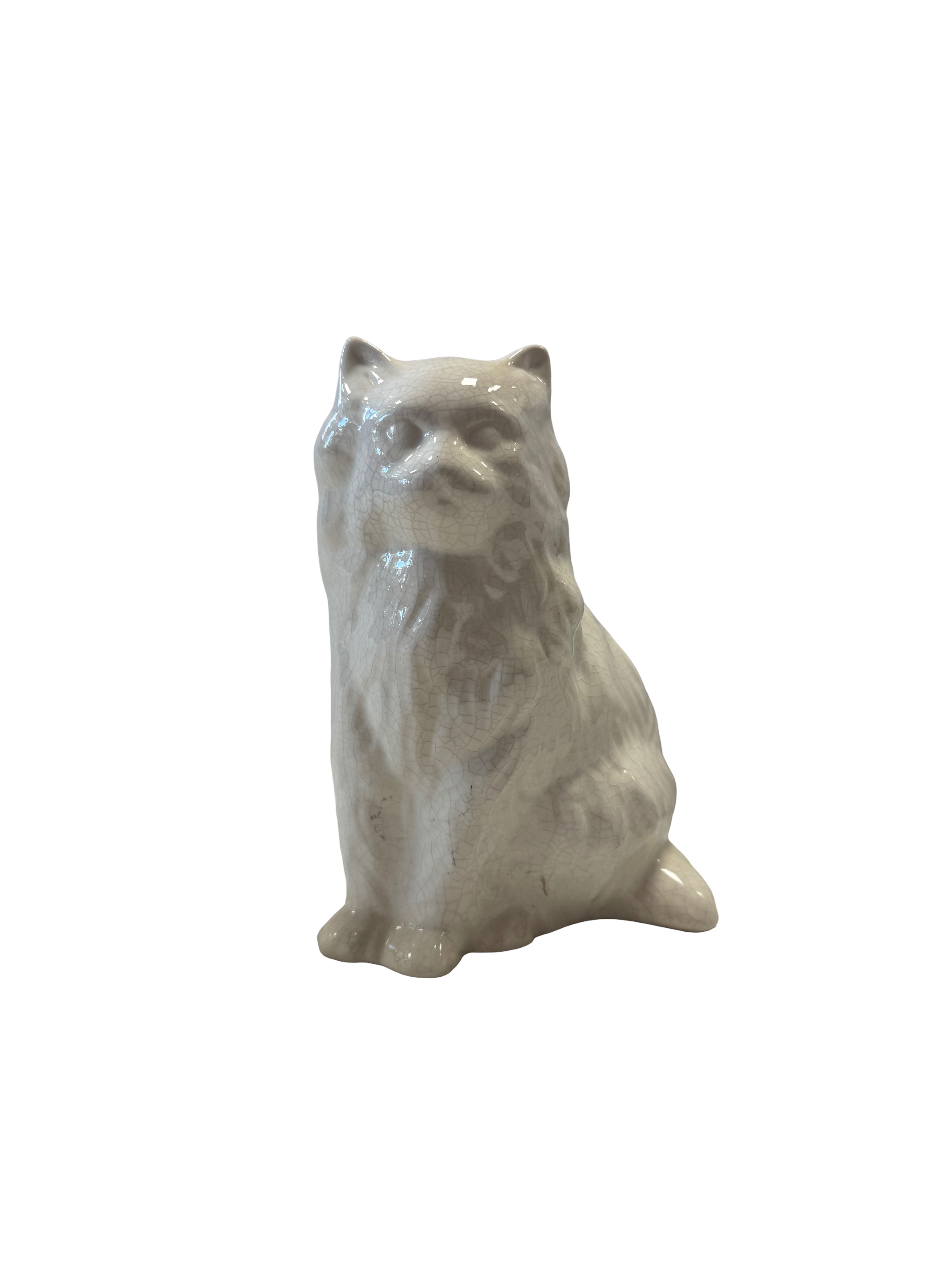 Chat en céramique