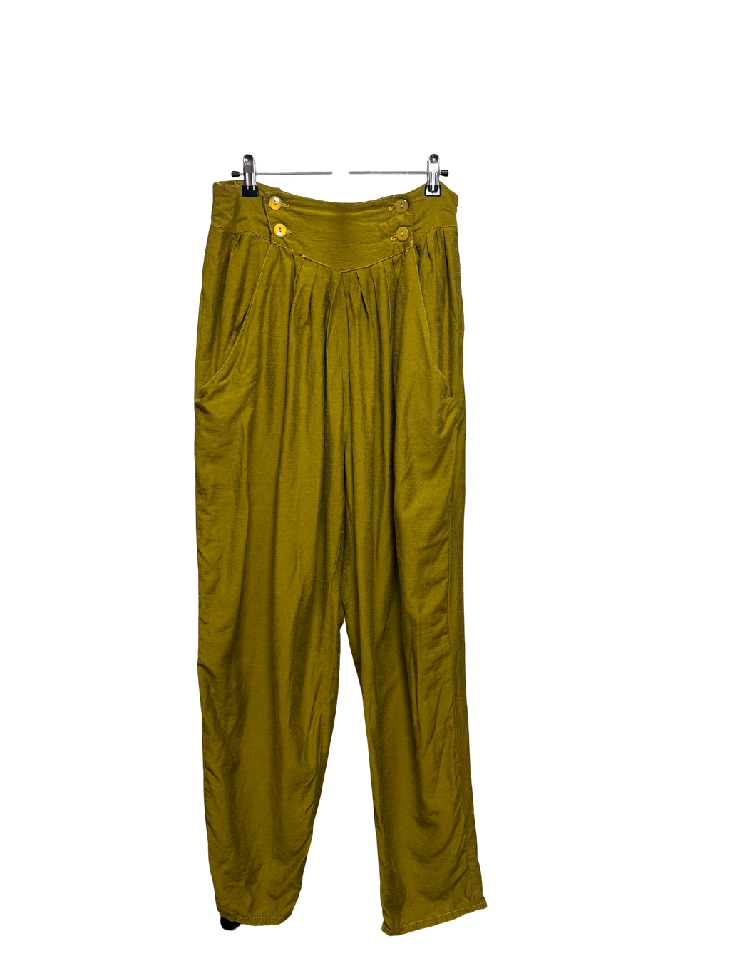 Pantalon large vert 80s