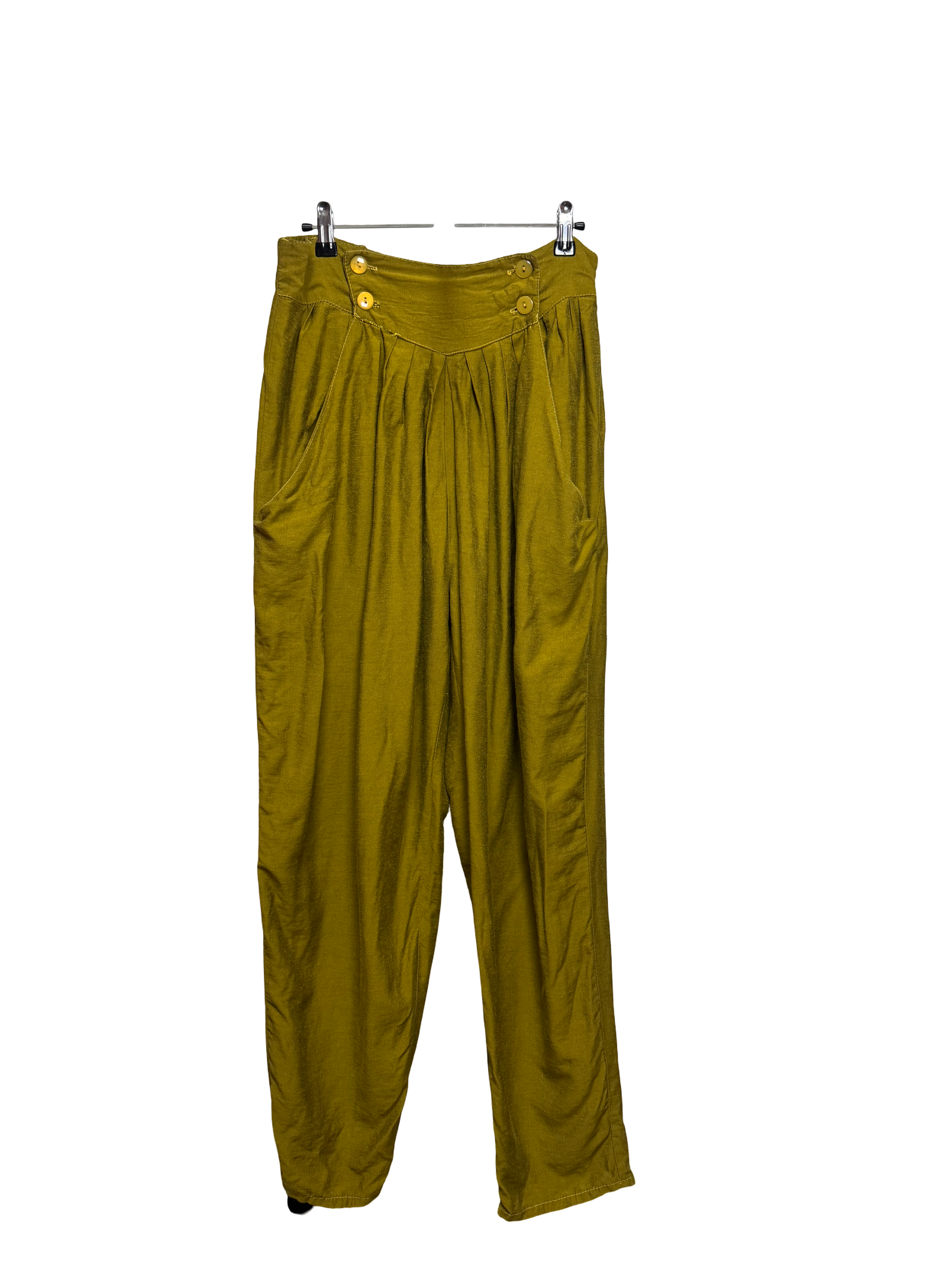 Pantalon large vert 80s