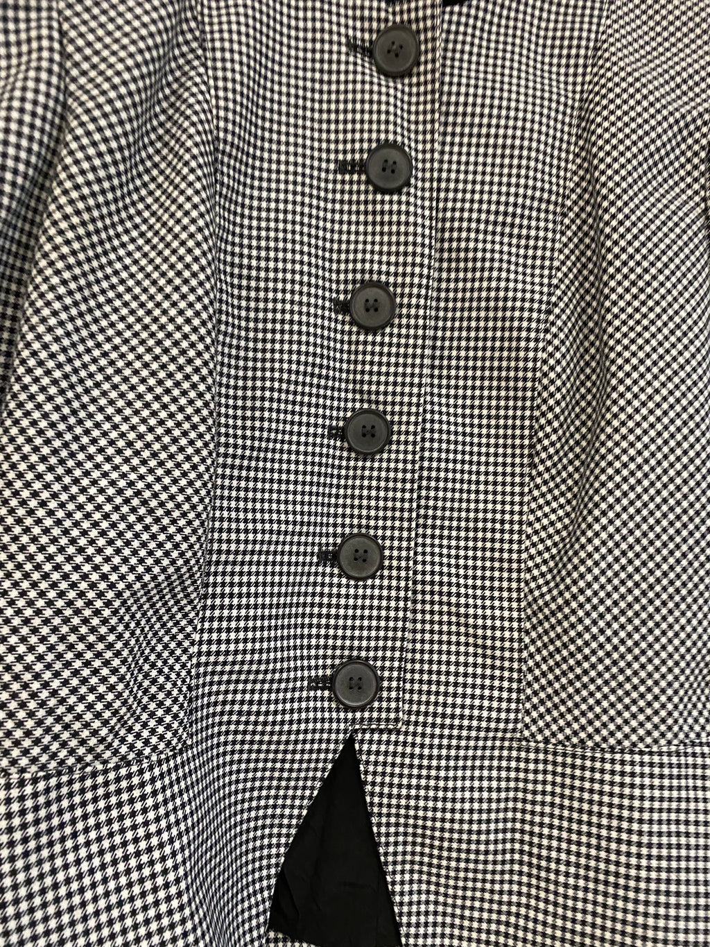 Tailleur vichy 80s