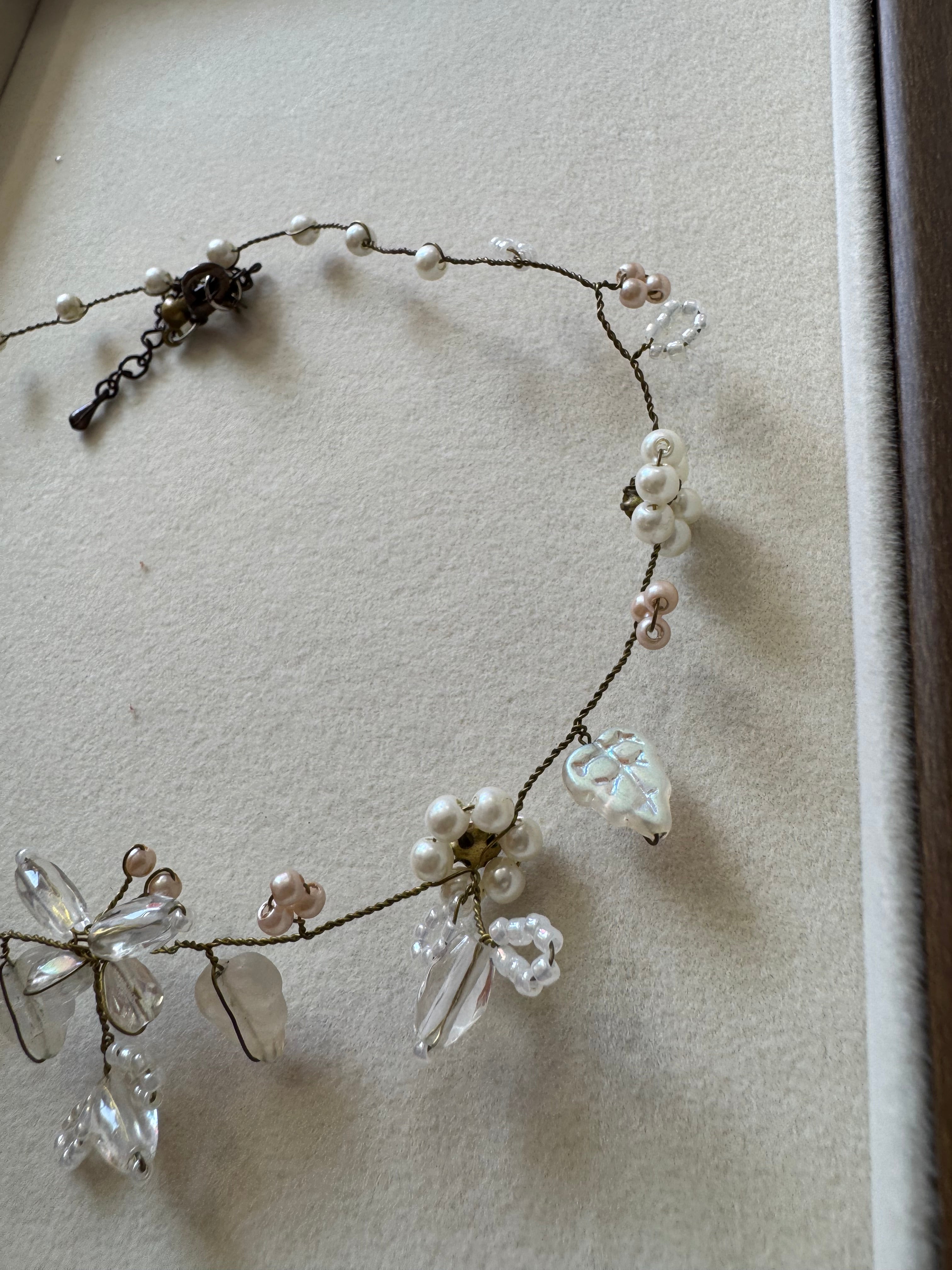 Collier fleurs 90s