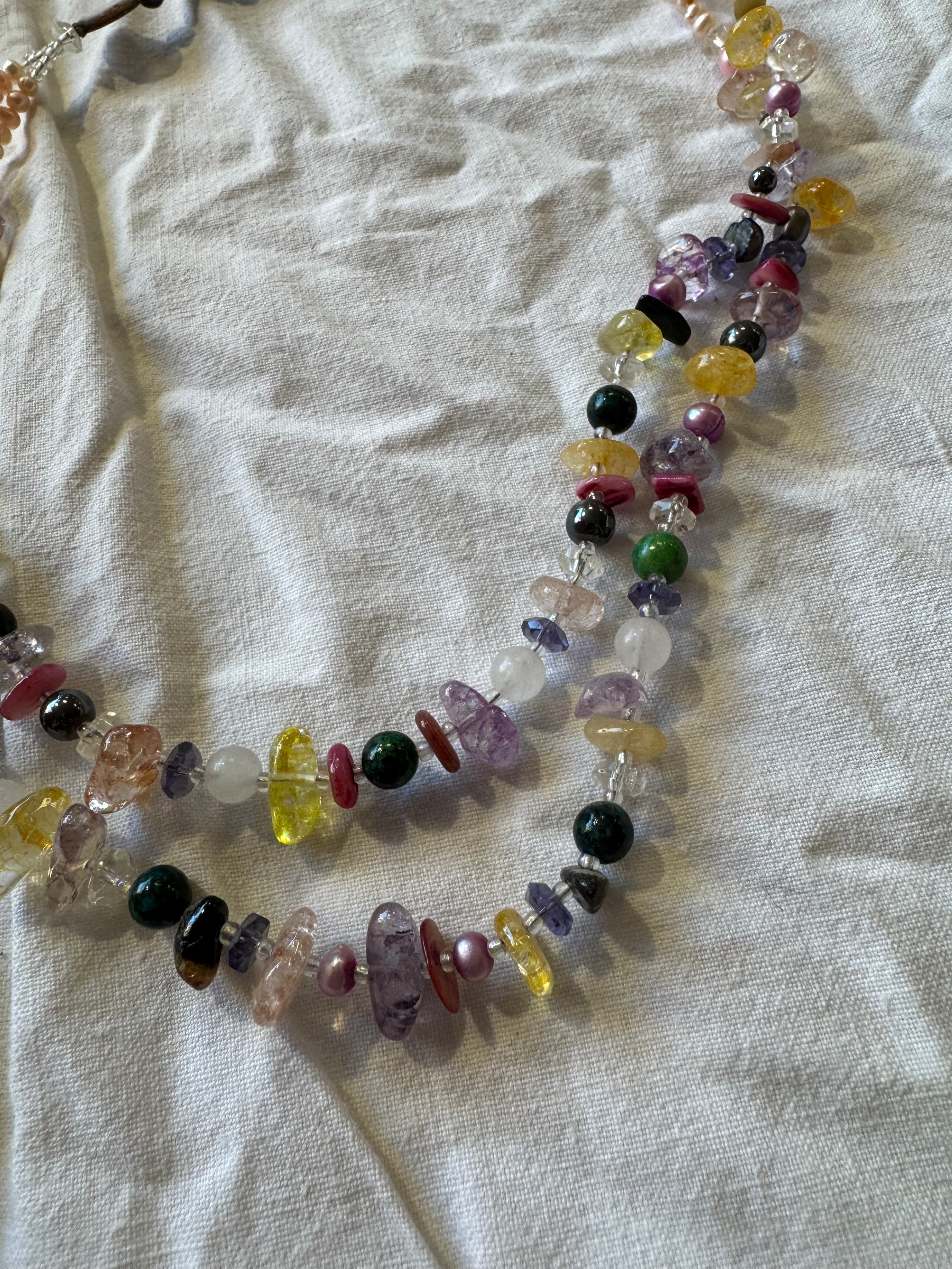 Collier en perle de verre