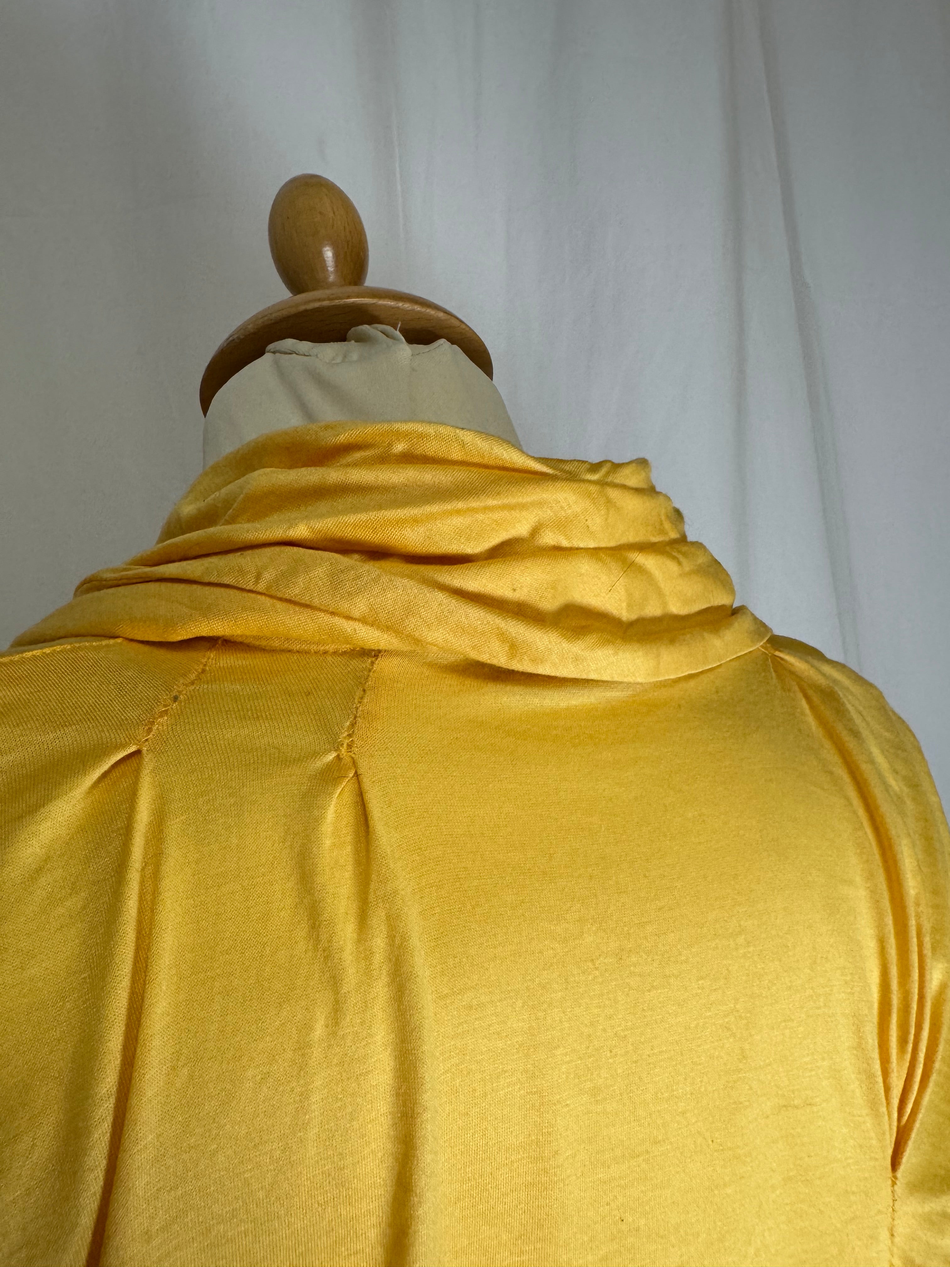 Blouse jaune 80s