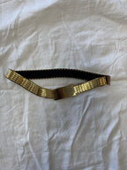 Ceinture en métal doré