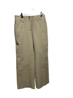 Pantalon beige à rayures