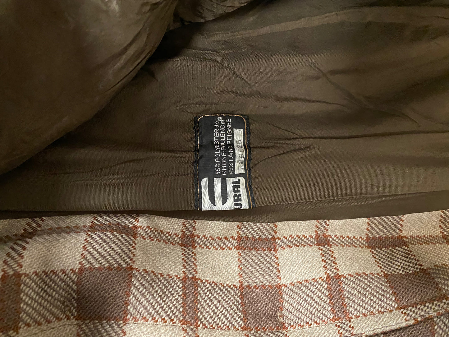 Veste à carreaux