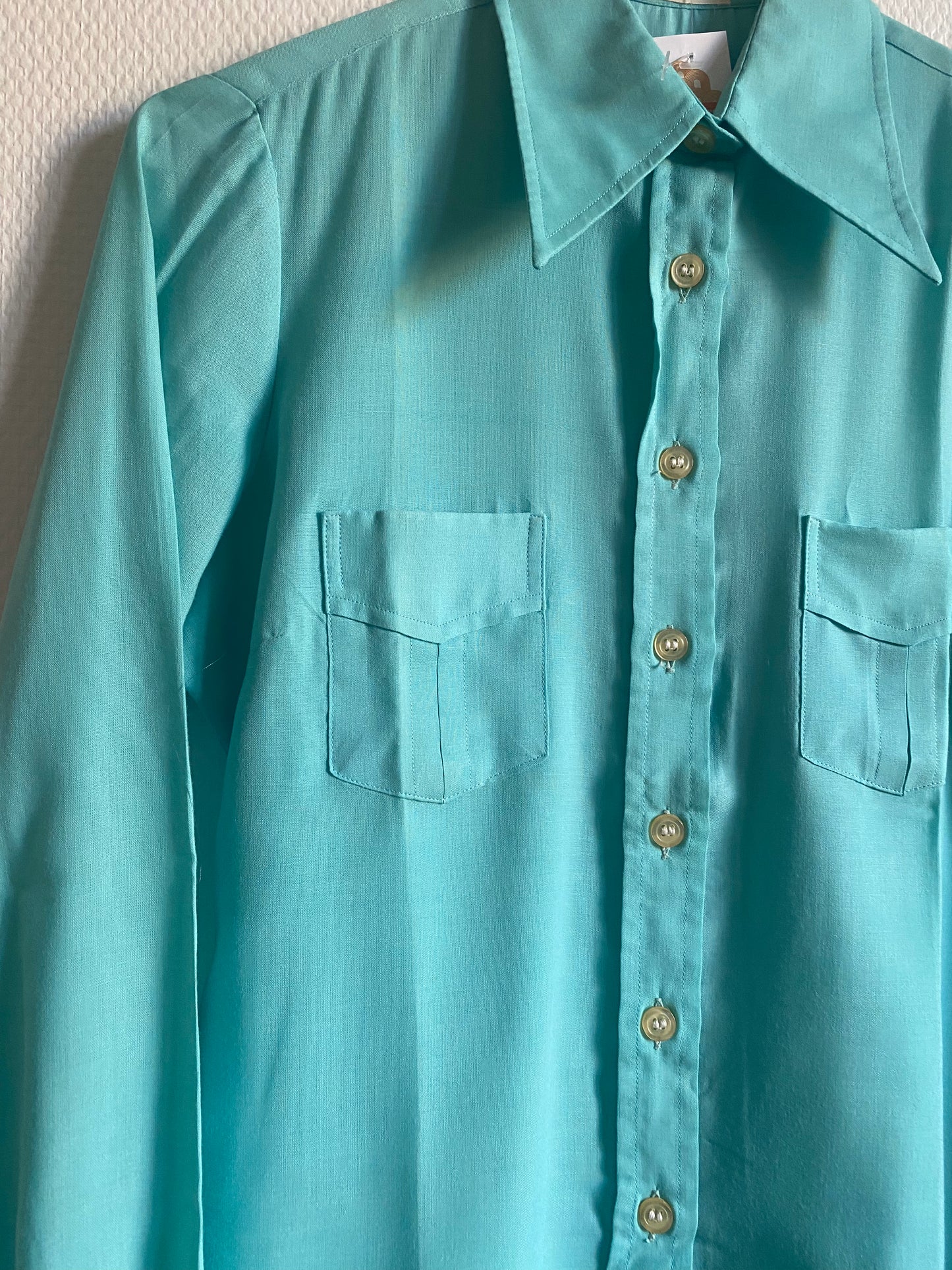 Chemise bleu 70s