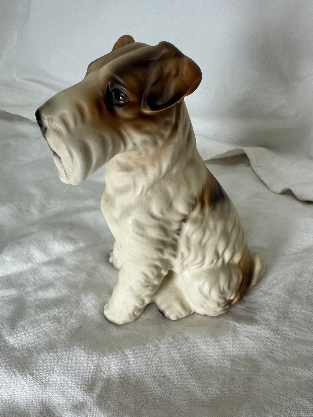 Chien en céramique