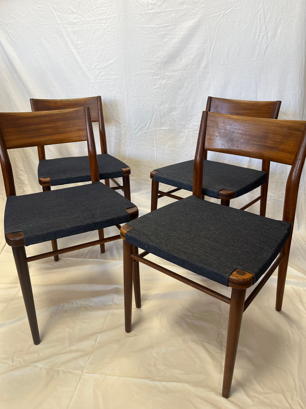 Chaises scandinaves en teck 1970