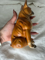 Chien en céramique