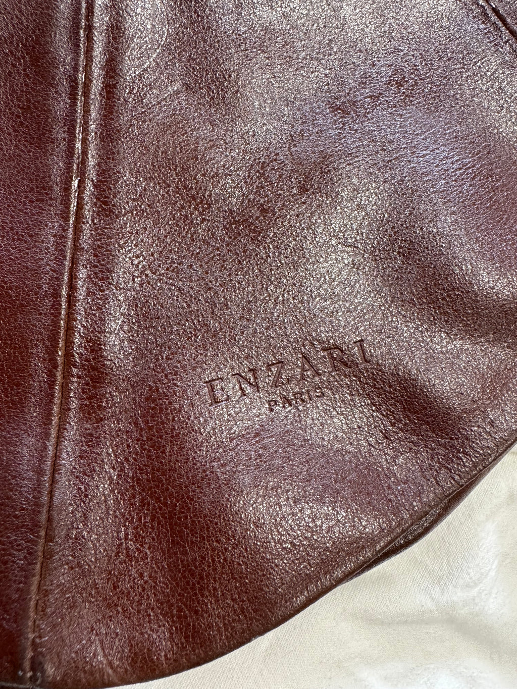 Sac en cuir marron