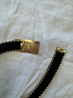 Ceinture en métal doré