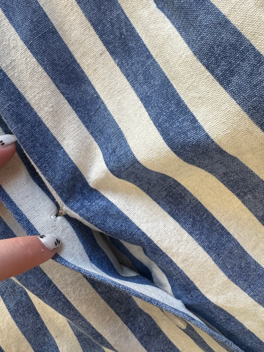 Mini robe à rayures