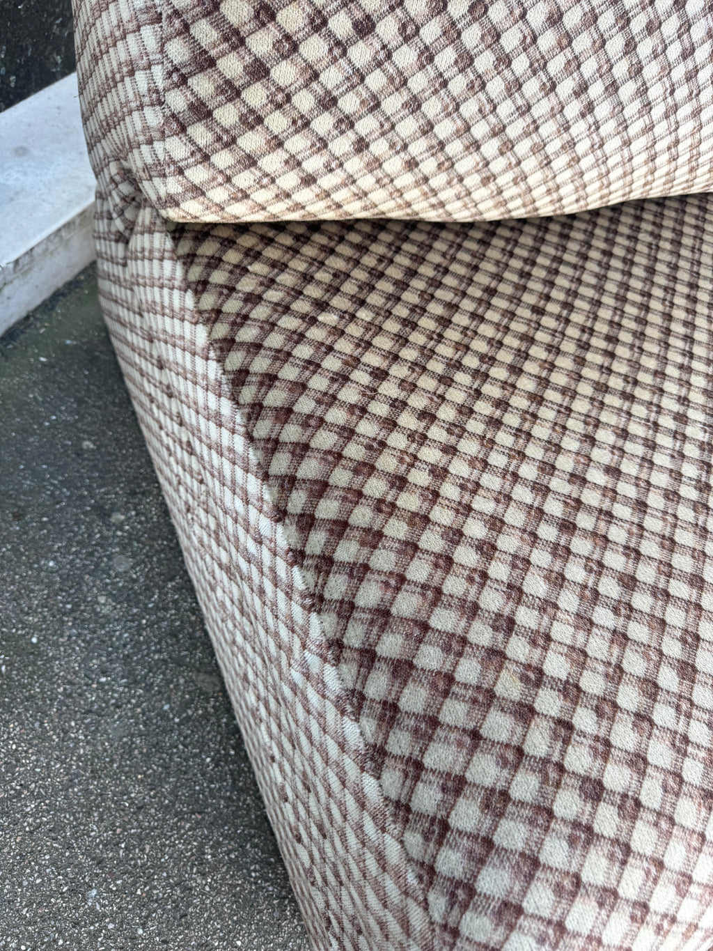 Chauffeuse à motifs 70s