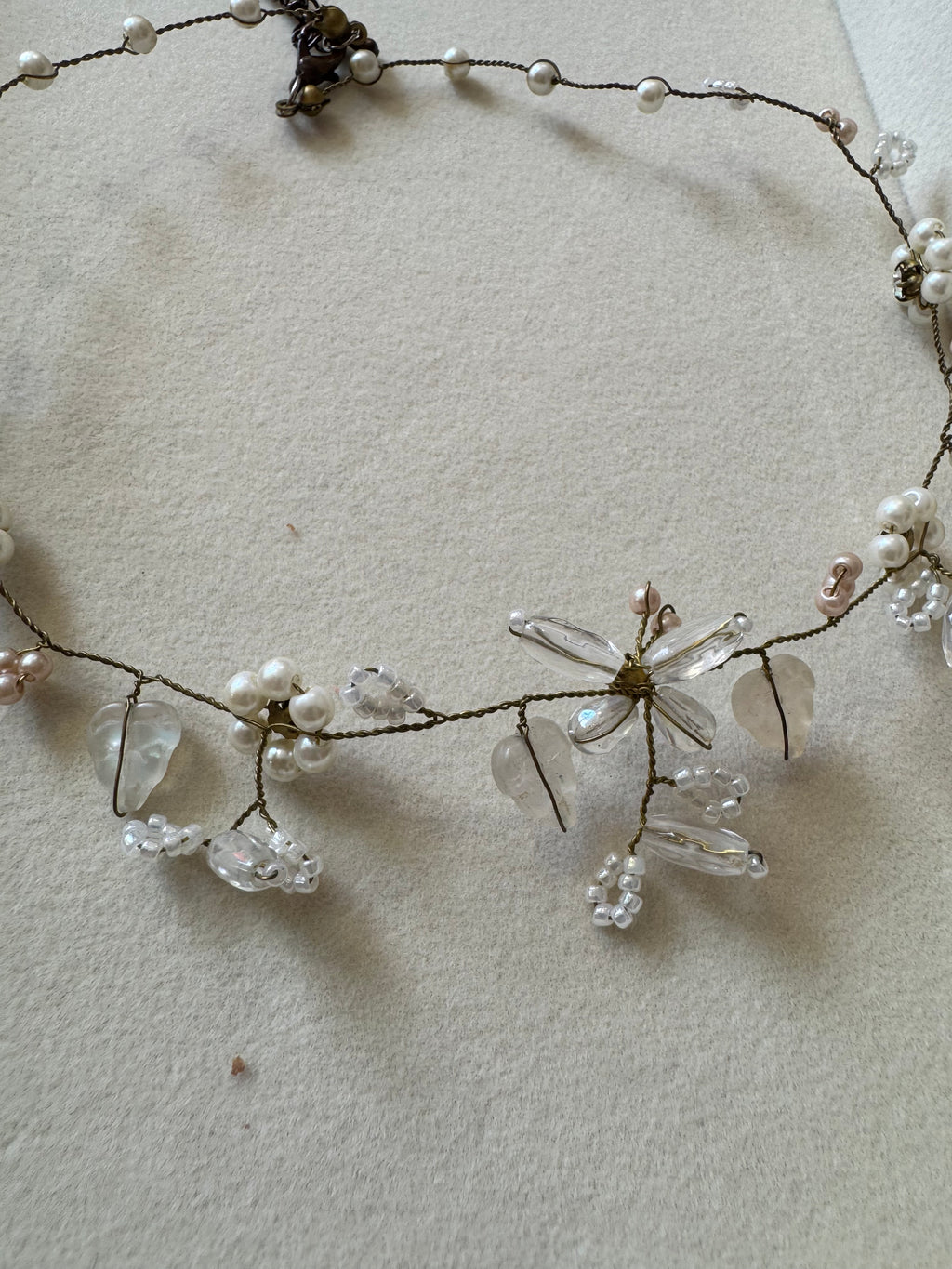 Collier fleurs 90s