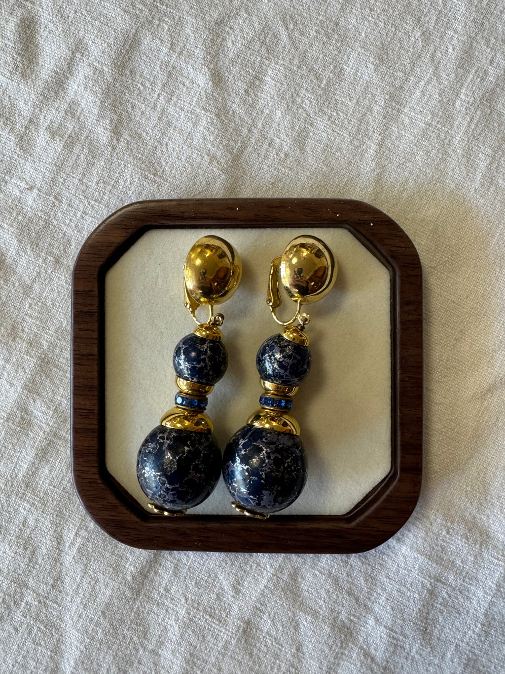 Boucles d'oreilles à clip pendante