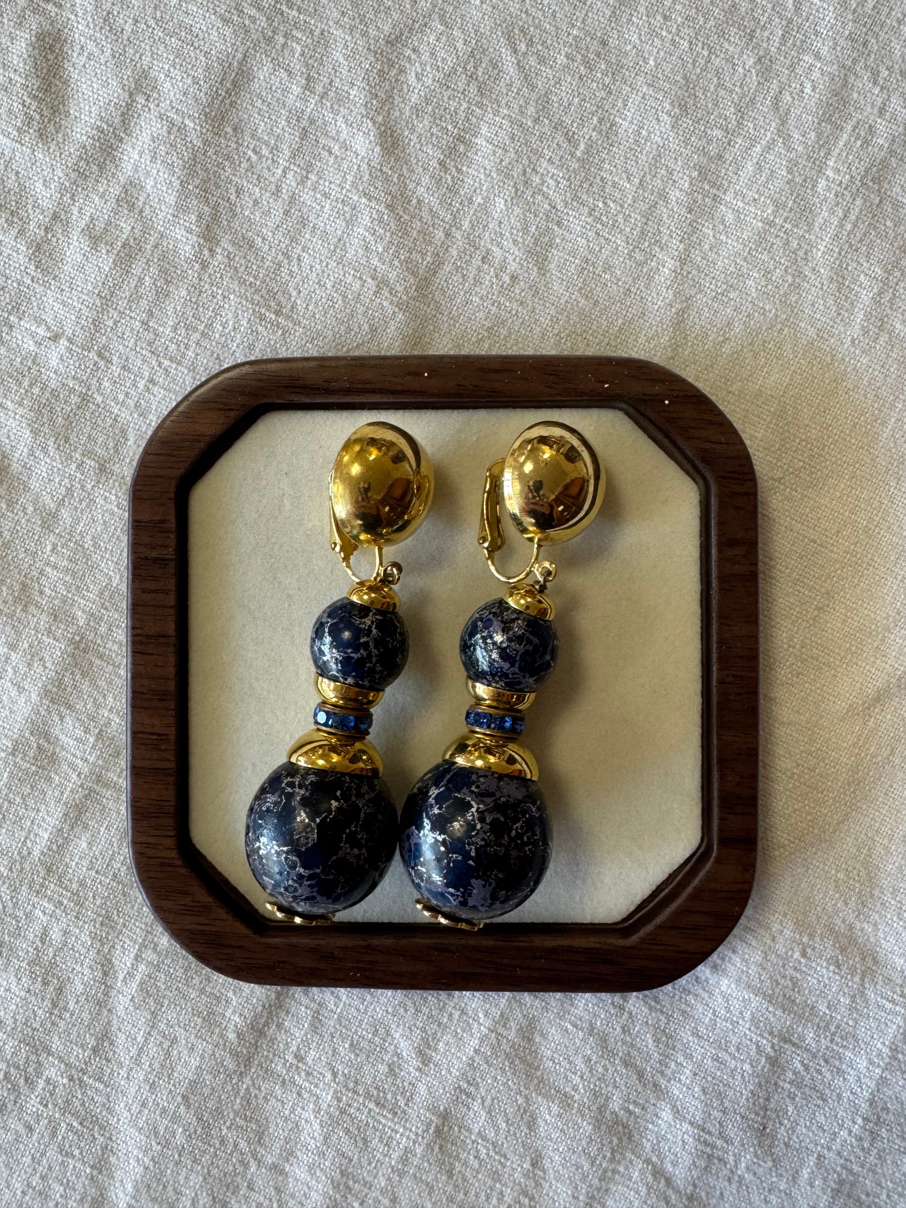 Boucles d'oreilles à clip pendante