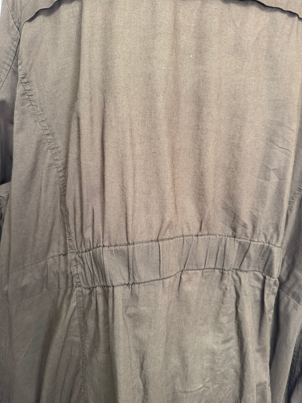 Robe courte marron