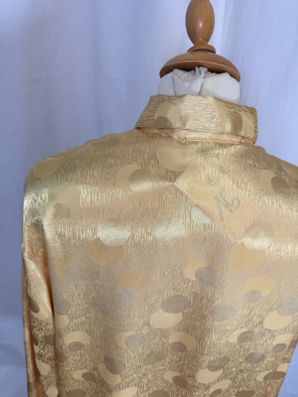 Chemise à motifs jaune