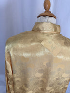 Chemise à motifs jaune