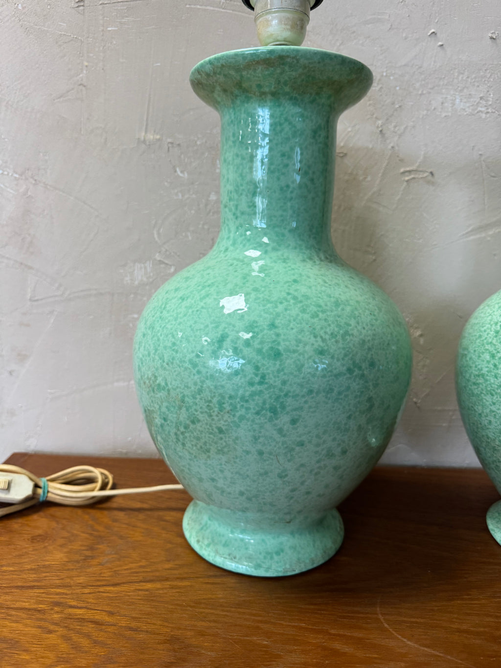 Paire de lampe en céramique