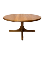 Table basse scandinave en teck massif 1970