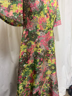 Robe à fleurs 70s